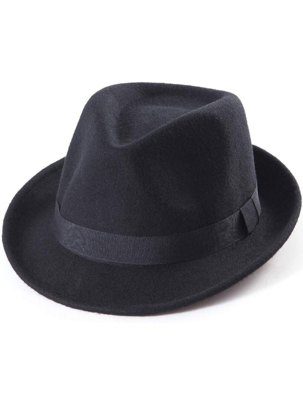 Stylish Straw Fedora Hat for Men & Women - Vintage 1920s Wool Panama, Size 7 1/4